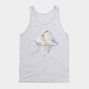 Cute Dotted Birdie Tank Top